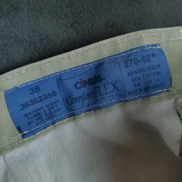 Cintas Comfort Flex Cargo Work Uniform Pants Men's Beige Size 38x31 - Picture 2 of 16